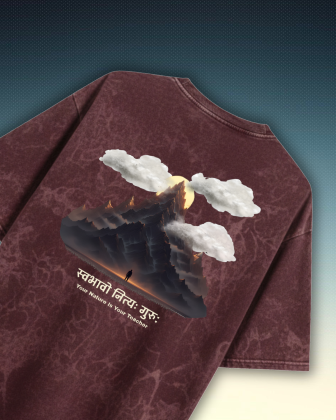 Ascend Oversized Acid Wash Tee